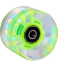 Light Up Penny Board Wheel 60*45mm + ABEC7 Bearings - Green