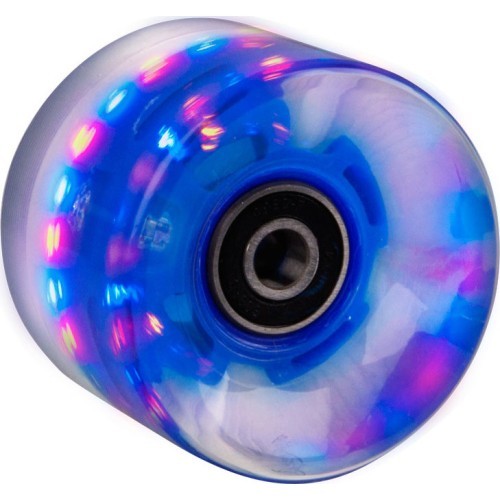 Light Up Penny Board Wheel 60*45mm + ABEC7 Bearings - Blue