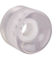 Skaidrus Penny Board ratukas 60 x 45 mm - Balta