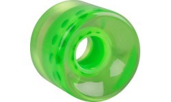 Skaidrus Penny Board ratukas 60 x 45 mm - Žalia