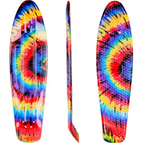 Penny Board Deck WORKER Ecidy 22.5*6” - Rainbow Whirl