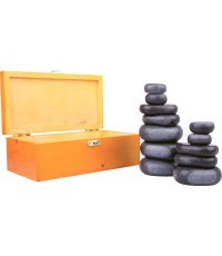 Набор лавовых камней для массажа inSPORTline Basalt Stone 12 шт.
