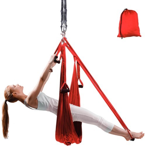 Antigravity Aero Yoga Hammock inSPORTline Hemmok - Red