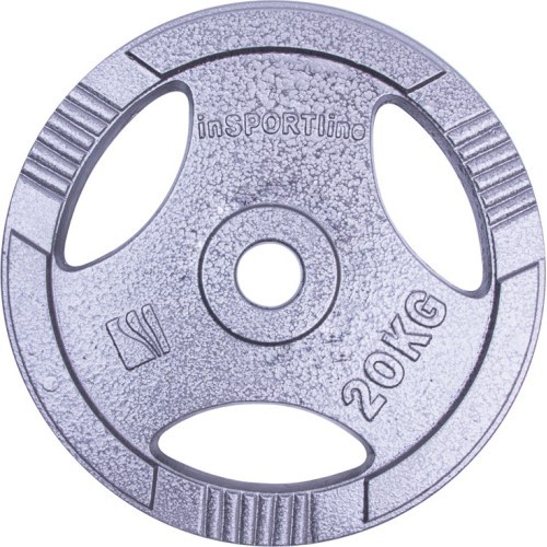 Plieninis svoris rankų treniruokliui 30 mm inSPORTline Hamerton 20 kg