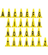 Plastic Cones inSPORTline Alphabet 23cm
