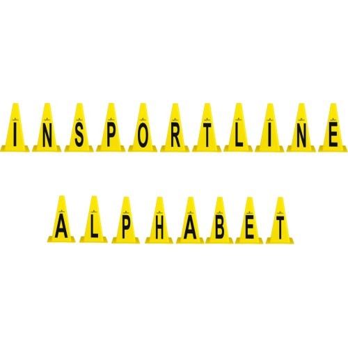 Plastic Cones inSPORTline Alphabet 23cm