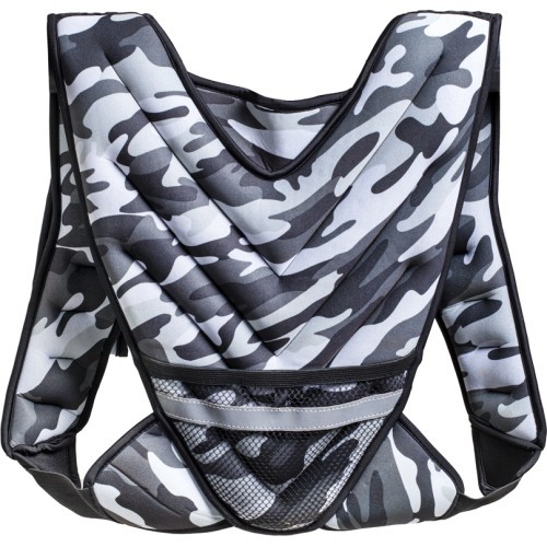 Weighted Vest inSPORTline Klaper 5 kg - Camu Grey