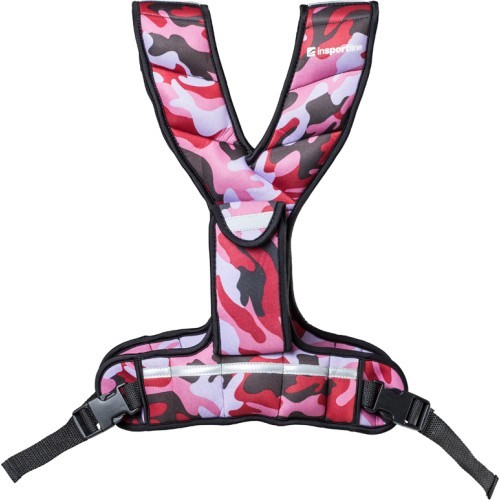 Weighted Vest inSPORTline Fitup 3 kg - Camu Pink