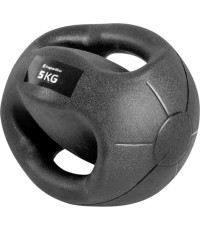 Медицинский мяч с ручками inSPORTline Grab Me 5 кг