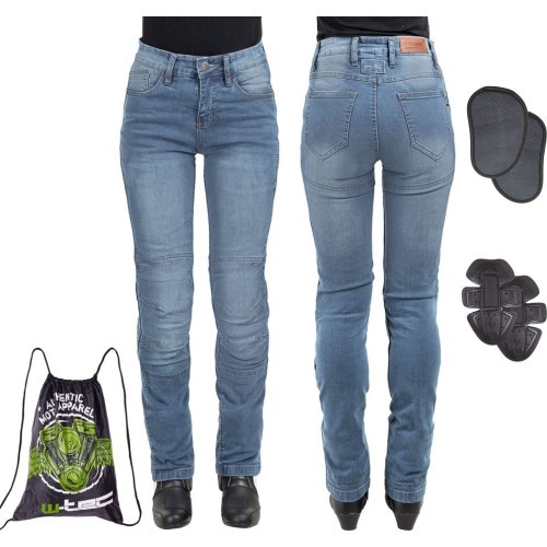 Women’s Moto Jeans W-TEC Lustipa - Blue