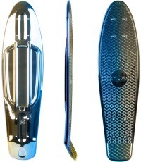 Penny board lenta WORKER Mirria 22,5*6" - Geltona