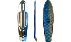 Penny board lenta WORKER Mirria 22,5*6" - Geltona