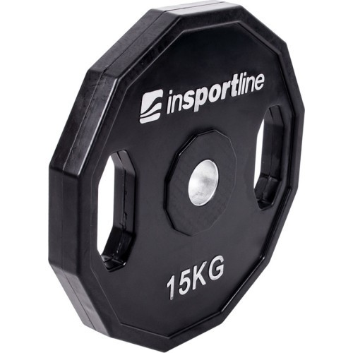 Rubber Coated Weight Plate inSPORTline Ruberton 15kg