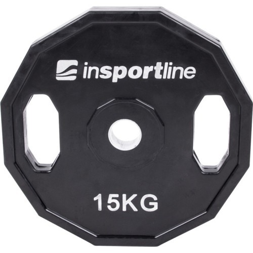 Guma dengtas svorio diskas inSPORTline Ruberton 15 kg