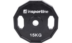 Guma dengtas svorio diskas inSPORTline Ruberton 15 kg