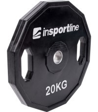 Guma dengtas svorio diskas inSPORTline Ruberton 20 kg