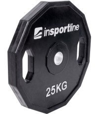 Обрезиненный диск для штанги inSPORTline Ruberton 25 кг