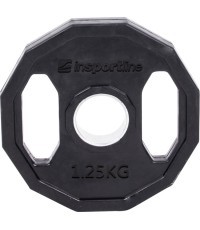 Guma dengtas olimpinis svorio diskas inSPORTline Ruberton 1,25 kg