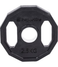 Guma dengtas olimpinis svorio diskas inSPORTline Ruberton 2,5 kg 50 mm