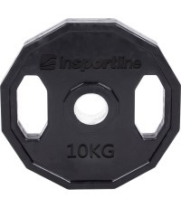 Rubber Coated Olympic Weight Plate inSPORTline Ruberton 10kg