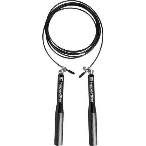 Speed Jumper With Bearings And Aluminium Handles inSPORTline Jumpalu, 147g - Black