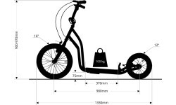 Kick Scooter inSPORTline Suter SE Green