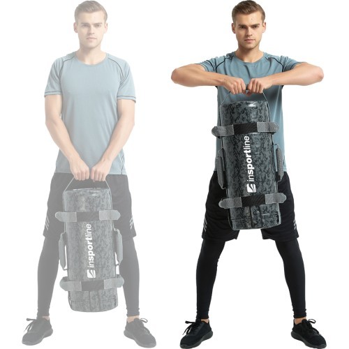 Treniruočių krepšys su rankenomis inSPORTline Fitbag Camu 30 kg