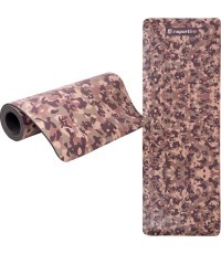 Exercise Mat inSPORTline Camu 173x61x0.8 cm - Brown Camouflage
