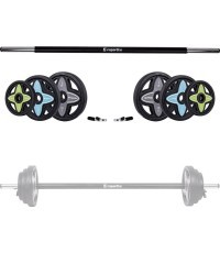 Barbell + Weight Plate Set inSPORTline Pumpstar 2 – 20kg
