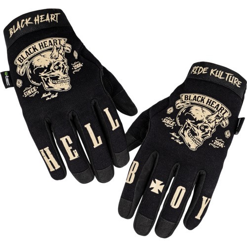 Motorcycle Gloves W-TEC Black Heart Rioter - Black