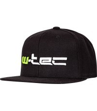 Snapback Hat W-TEC Russjack - Black with Green-White Logo