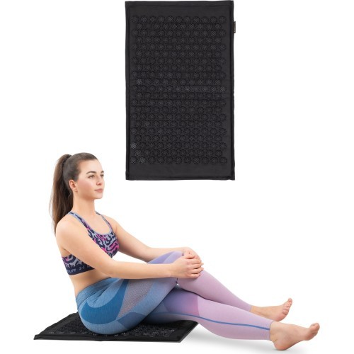 Massage Mat inSPORTline AKU-2000 72x44x2cm - Black