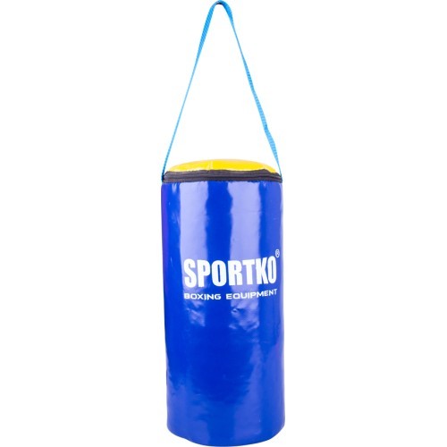 Children’s Punching Bag SportKO MP10 19x40cm - Blue-Yellow
