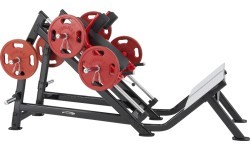 Hack Press Machine Steelflex Plateload Line PLHP - Black/Red