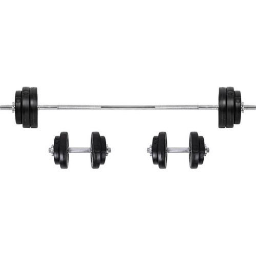 Keičiamo svorio hantelių ir štangos rinkinys inSPORTline BS08 3–50 kg
