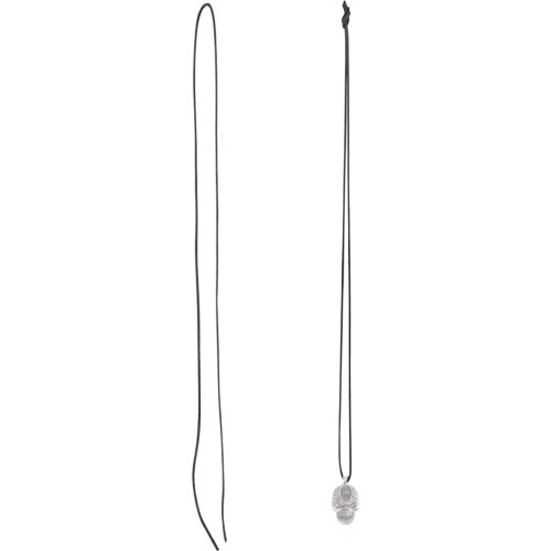 Leather Necklace W-TEC Mearyll 2mm Black
