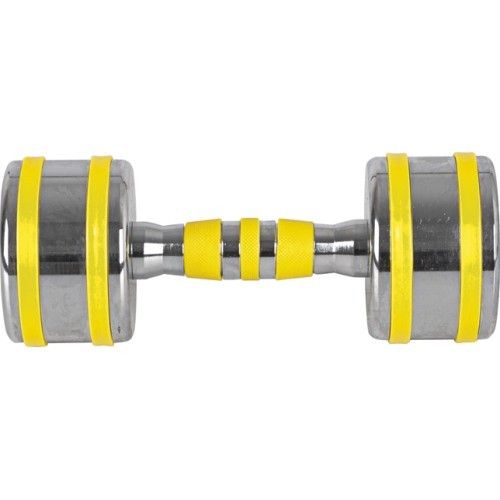Chrome Dumbbell inSPORTline Yellsteel 6 kg