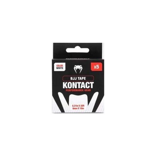 Venum Kontact BJJ pirštų juosta, balta/juoda