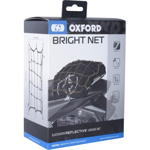 Elastic Motorcycle Cargo Net Oxford Bright 15x38.1cm