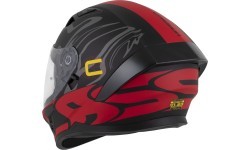 Motorcycle Helmet Cassida Orbit Multivers Matte Black/Red/Gray/Yellow