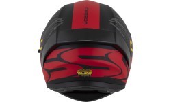 Motorcycle Helmet Cassida Orbit Multivers Matte Black/Red/Gray/Yellow