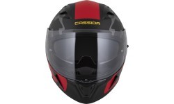 Мотошлем Cassida Orbit Multivers матовый черный/красный/серый/желтый