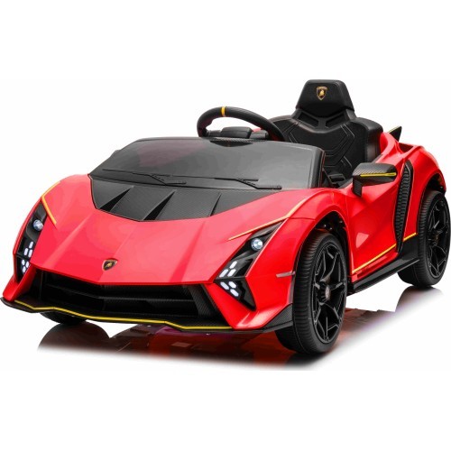 Электромобиль Lamborghini Invencible, красный