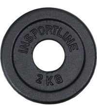 Ketaus olimpinis svorio diskas inSPORTline Castblack OL, 2 kg