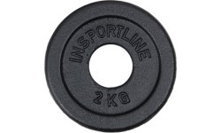 Cast Iron Olympic Weight Plate inSPORTline Castblack OL, 2kg