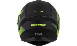 Motorcycle Helmet Cassida Orbit Grind Matte Black/Fluo Yellow