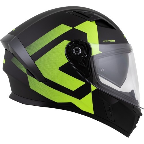 Motorcycle Helmet Cassida Orbit Grind Matte Black/Fluo Yellow