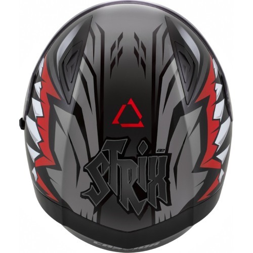 Motorcycle Helmet Cassida Orbit StriX Red/Gray/White/Black