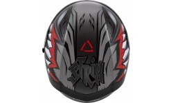 Motociklo šalmas Cassida Orbit StriX raudonas/pilkas/baltas/juodas