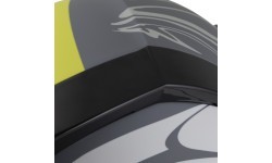 Motorcycle Helmet Cassida Orbit Multivers Matte Gray/Light Gray/Fluo Yellow/Black